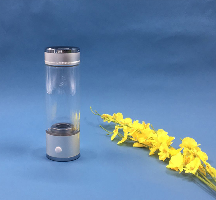 Portable Hydrogen Water Making Bottle SPE Membrane Waste Water & Air Discharge